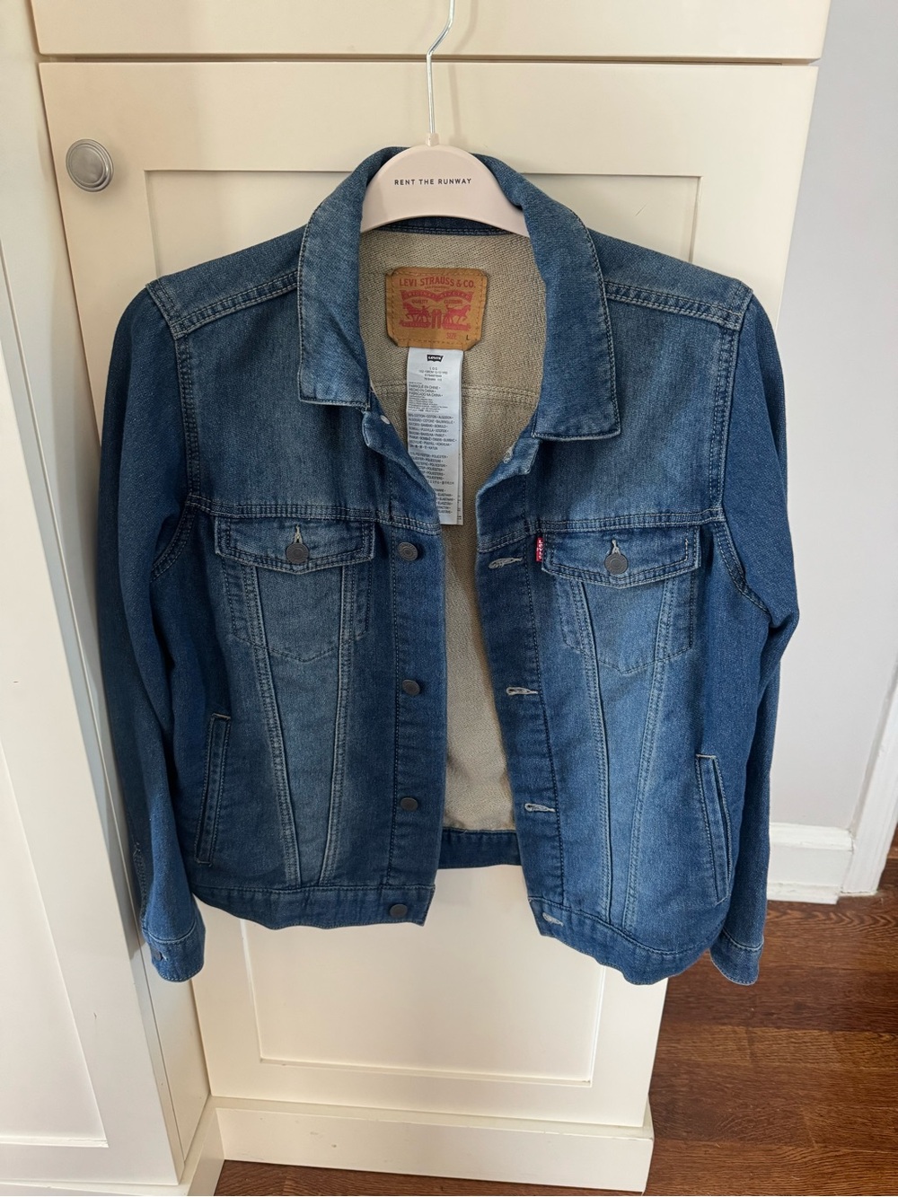 Levi's Blue Denim Sherpa-Lined Jean Jacket